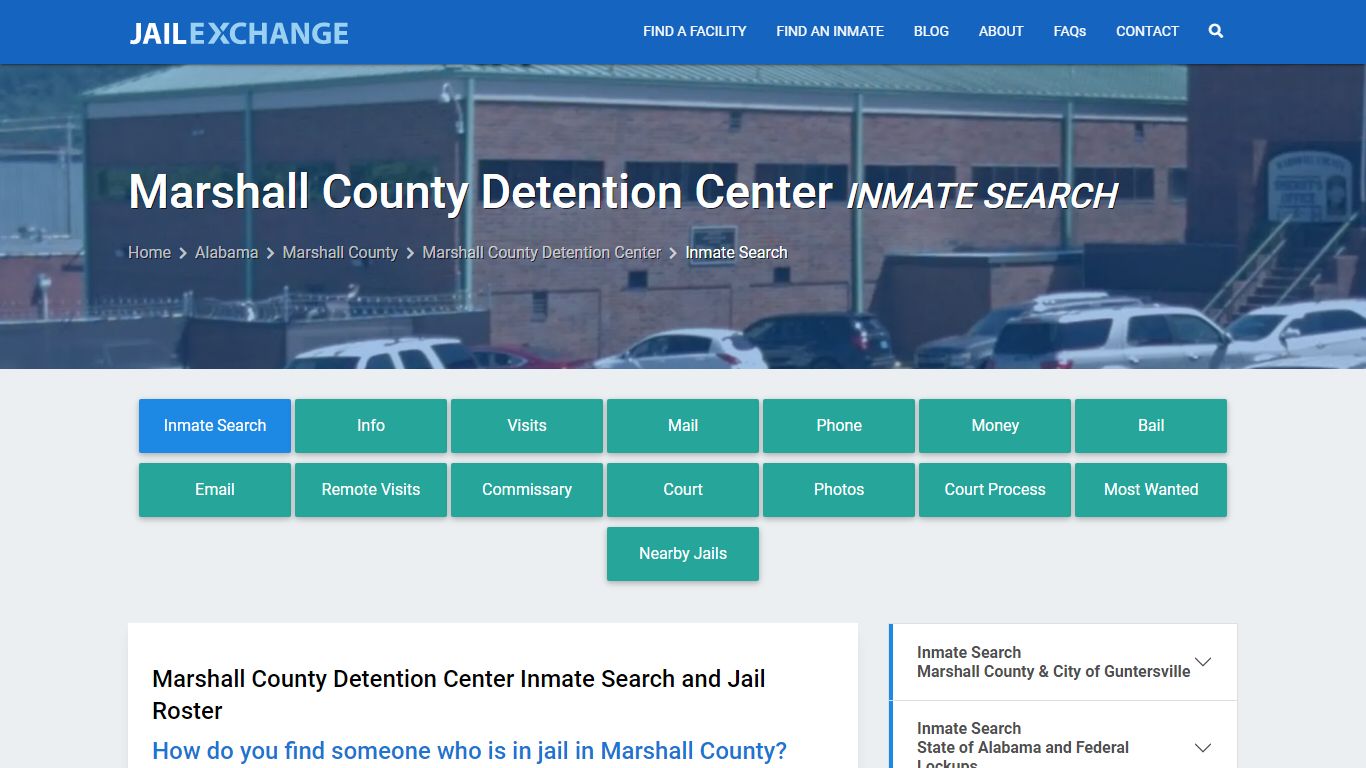 Marshall County Detention Center Inmate Search - Jail Exchange
